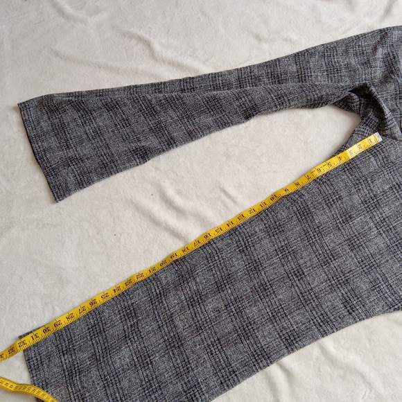 7th Ave NY&CO Black & Gray Knit Wide Leg Trousers size 18 - Picture 7 of 12